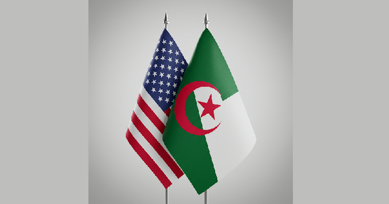 algérie USA flags