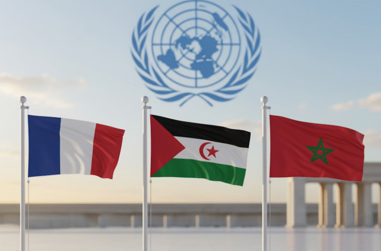 france maroc sahara flags