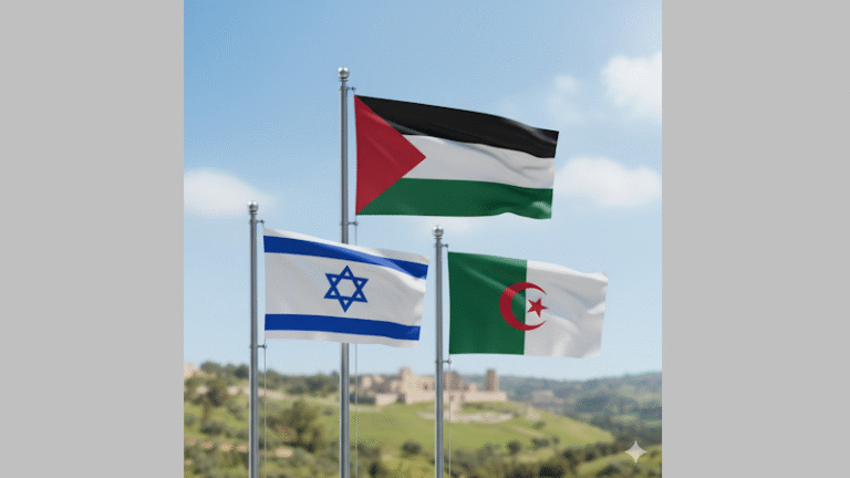 DZ Israel Palestine flags