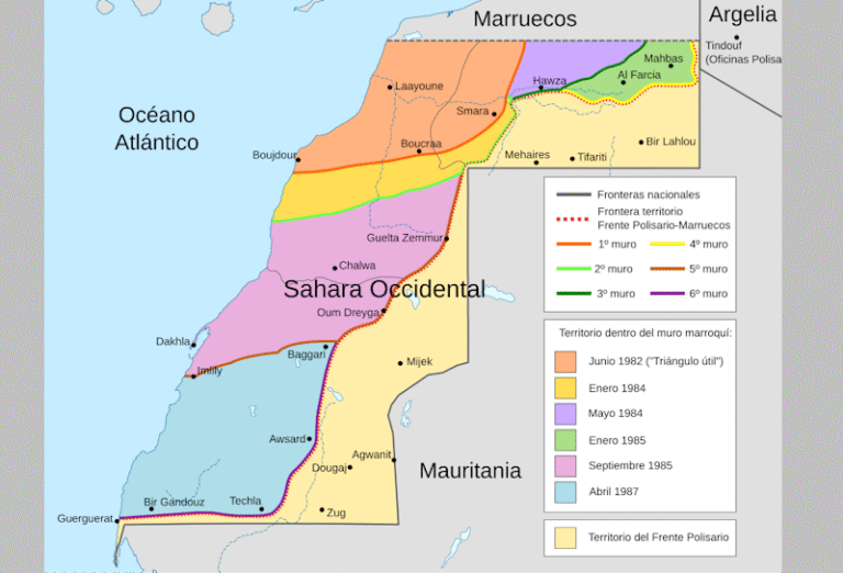 carte du sahara murs