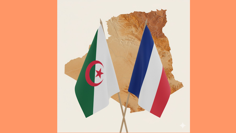 algérie france flags