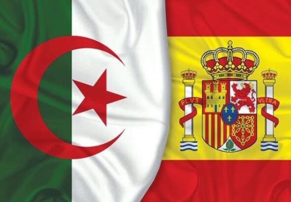 espagne algérie flags