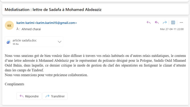 lettre Sadafa