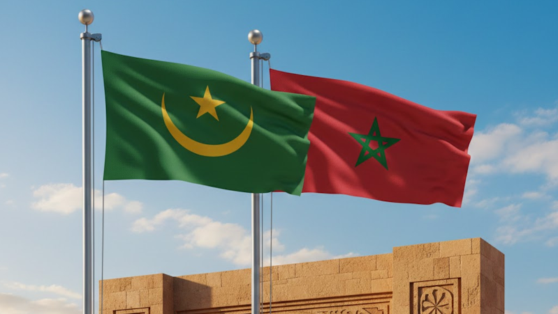 mauritanie maroc flags