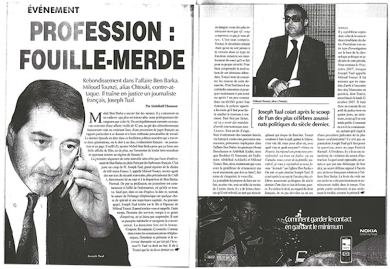 article maroc hebdo sur Josef Tual
