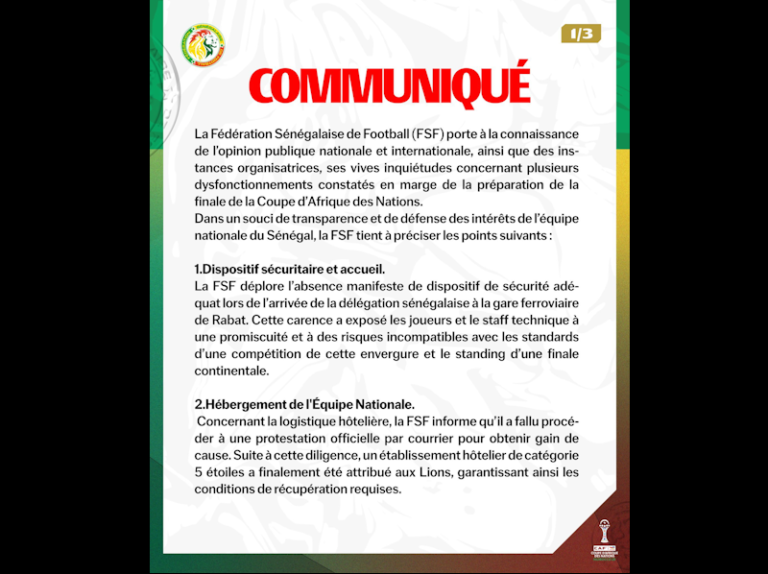 communiqué FSF