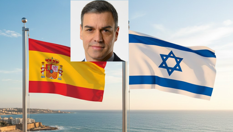 israel spain flags