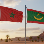 maroc mauritanie flags