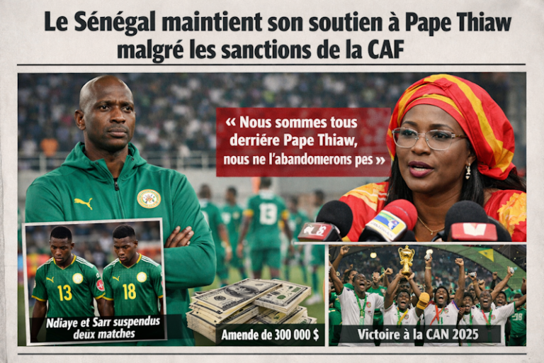 senegal soutient Thiaw
