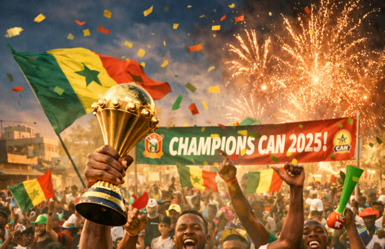 victoire senegal joie