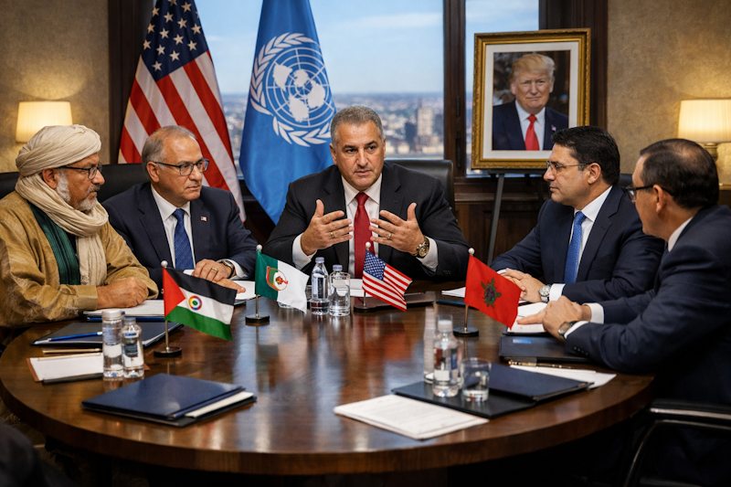 boulos avec les négociateurs1