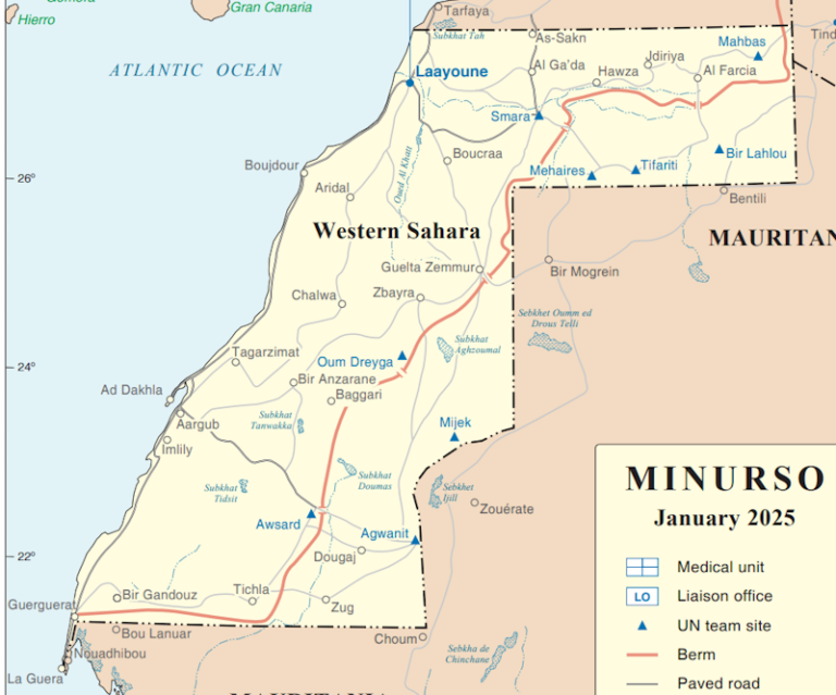 MINURSO carte sahara1