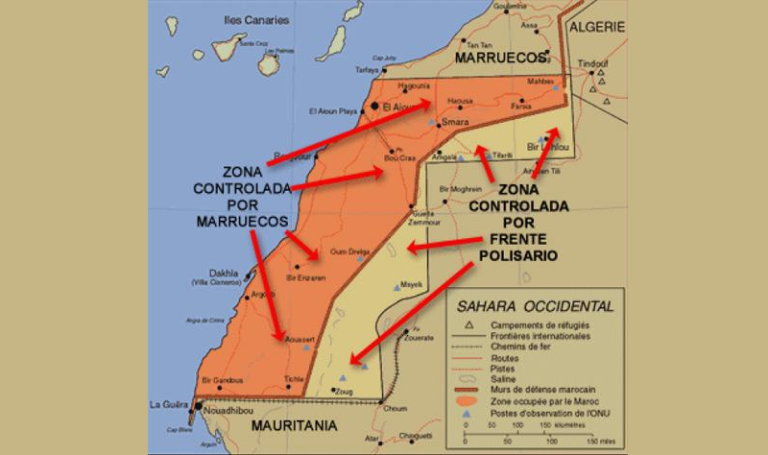 carte politique sahara1