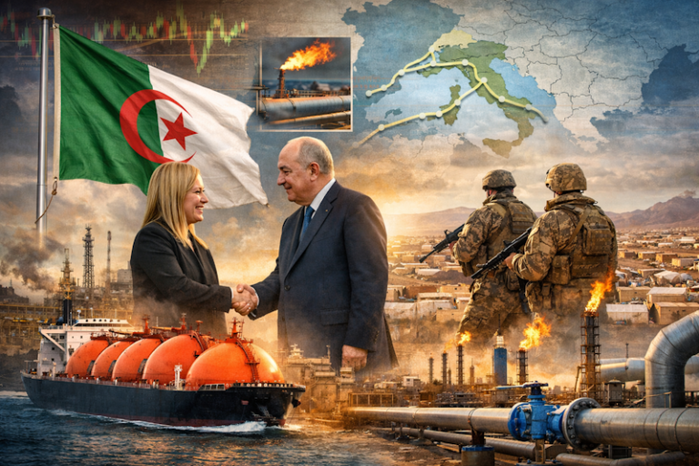 algérie puissance gaz tebboune meloni