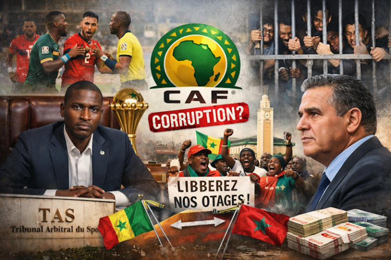 maroc senegal TAS CAF corruption