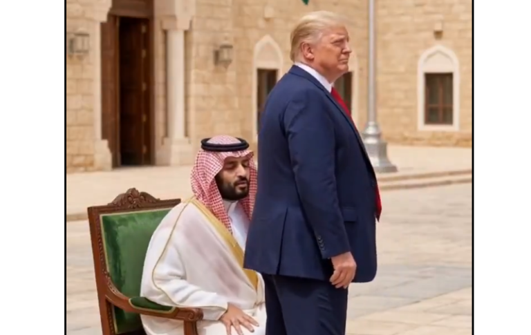 trump mbs kiss