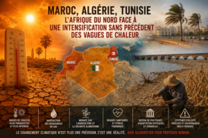 Le Maroc, l’Algérie et la Tunisie face à une montée sans précédent du thermomètre